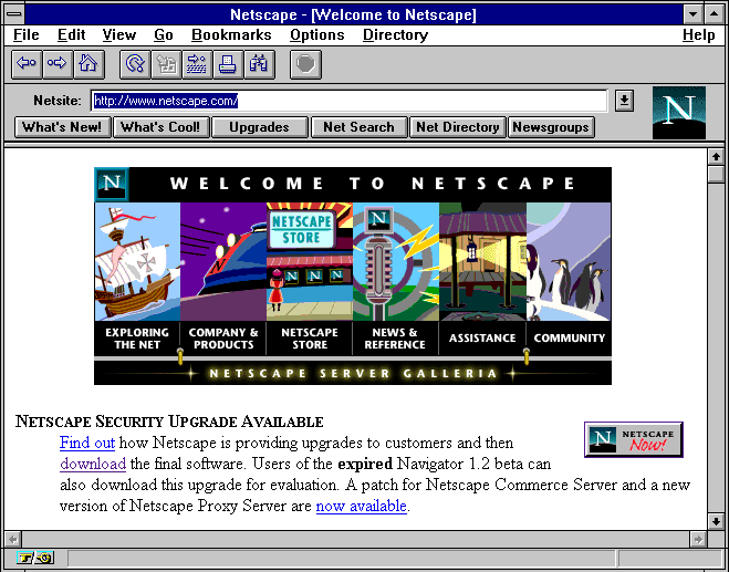 netscape navigator on windows 3.1